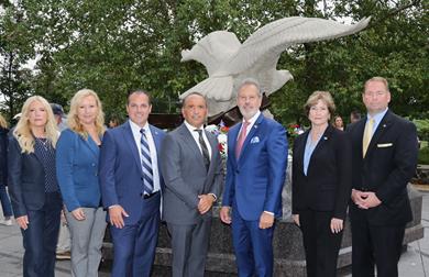 County Commissioners hosted 21st anniversary 9/11 Memorial Ceremony