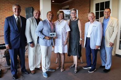 County Officials, Parker Family Health members and others in a group photo