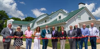 Monmouth County Officials perform ribbon cutting at Hominy Hill Golf Course