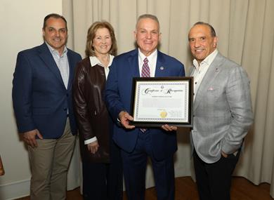 Deputy Director DiRocco, Commissioner Kiley, Fred Migliaccio, Director Arnone